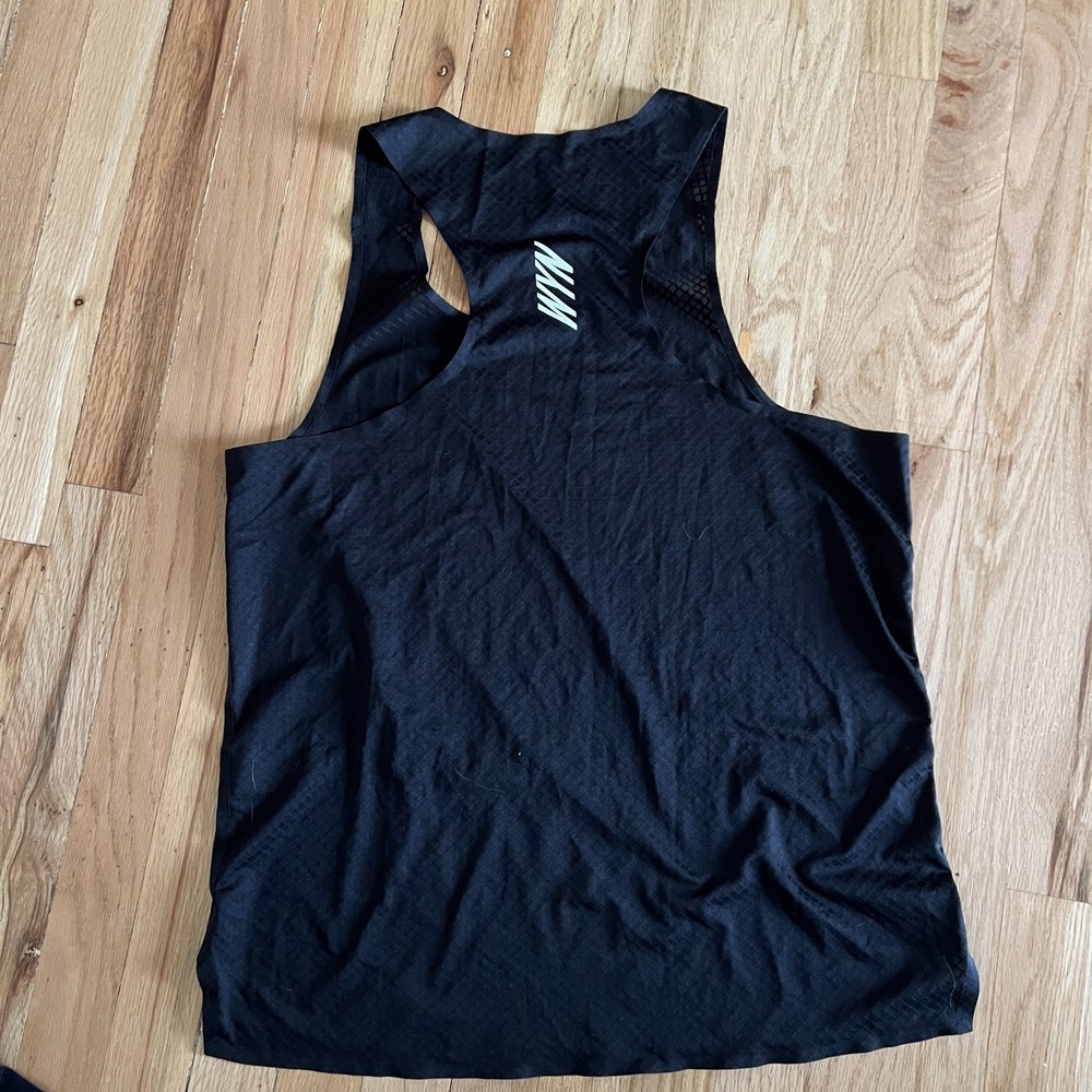 Wyn Republic Black club tank with run shorts tights Racing 2 piece Medium‎ Gym - Picture 4 of 12